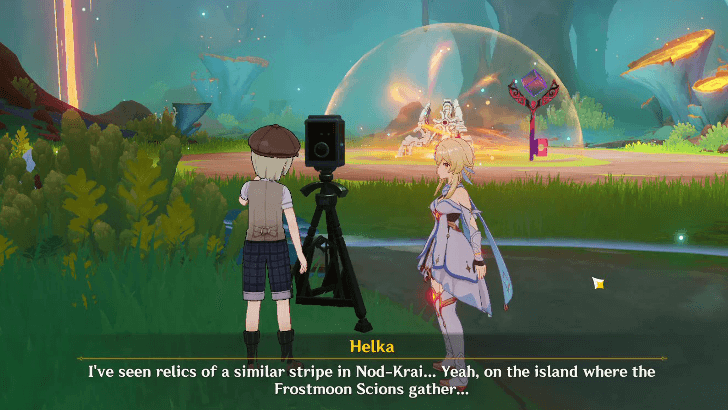 Genshin - Nod-Krai as mentioned by Helka