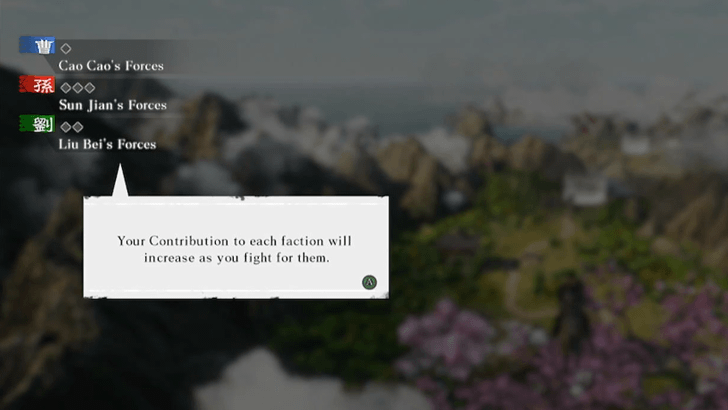 Make Contributions to Your Chosen Faction