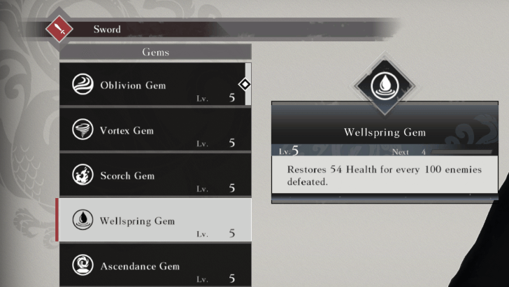 Wellspring Gem Tooltip