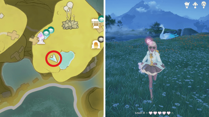 Astral Swan Location