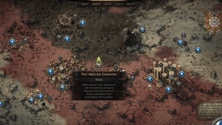 The Ardura Caravan Map