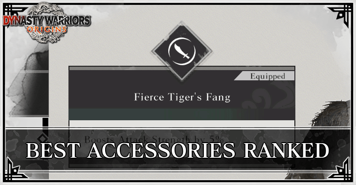 Dynasty Warriors Origins - Best Accessories to Equip