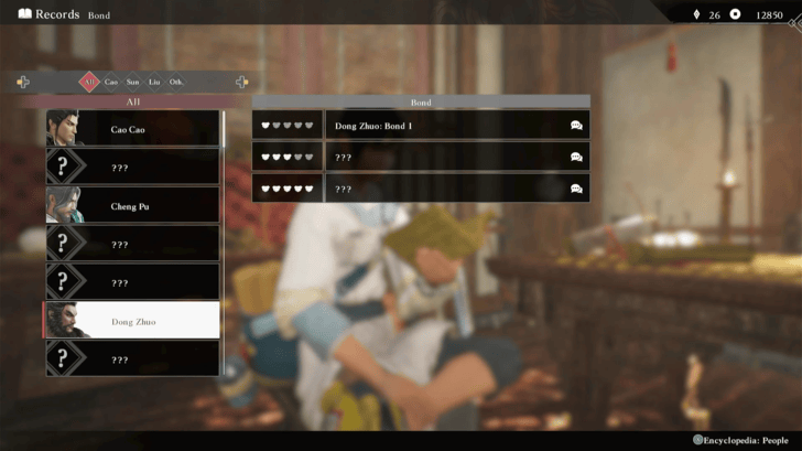 Dynasty Warriors Origins Track Bonds at the Inn