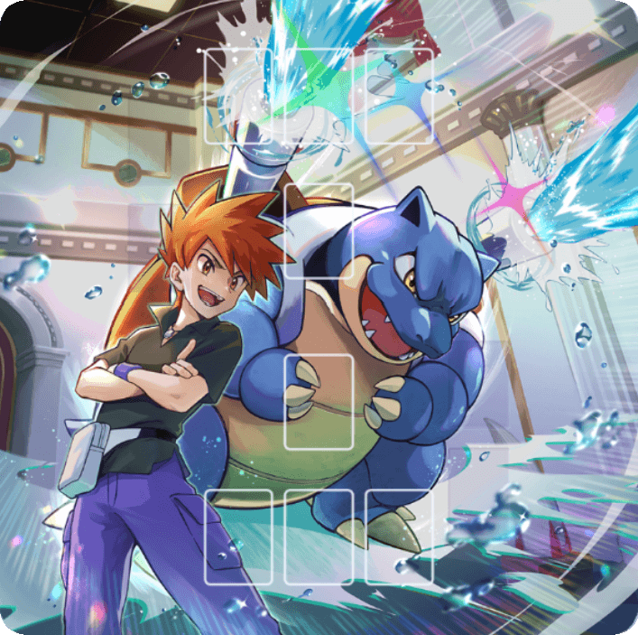 Pokemon TCG Pocket - Blue and Blastoise Playmat