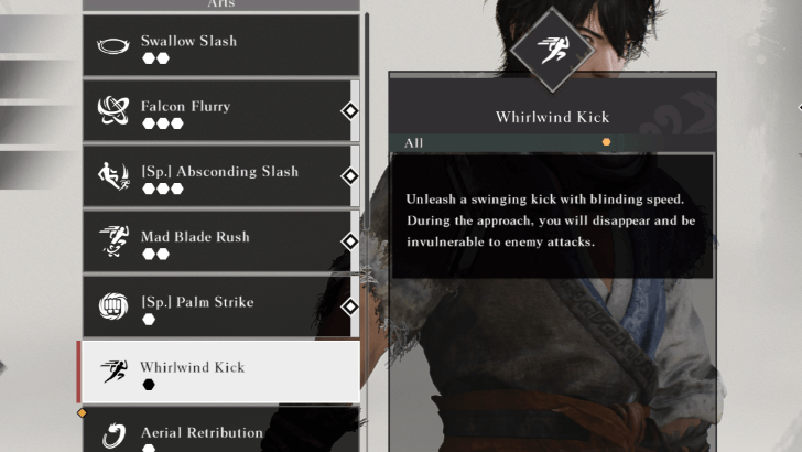 Whirlwind Kick Tooltip