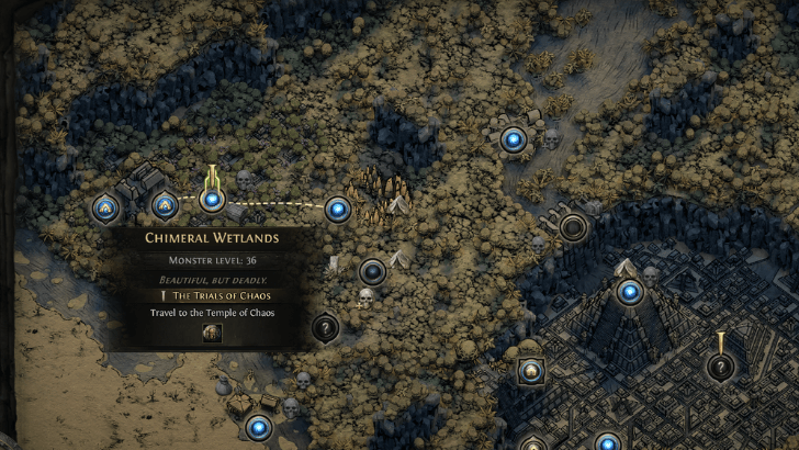 Chimeral Wetlands Map