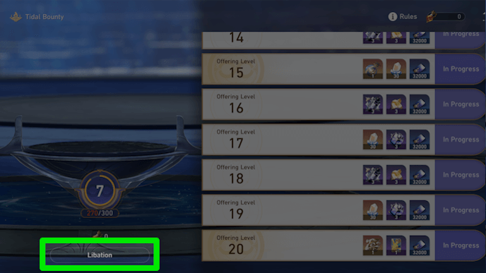 Offer Celestial Ambrosia