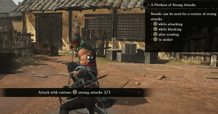 Combat Tutorial with Zhang Fei