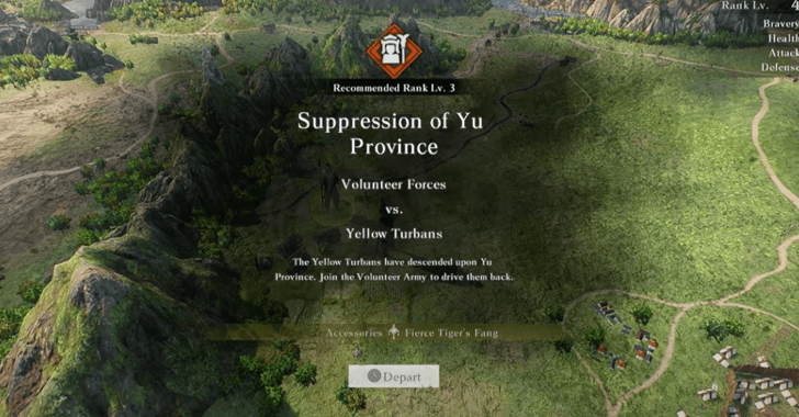 Suppression of Yu Province