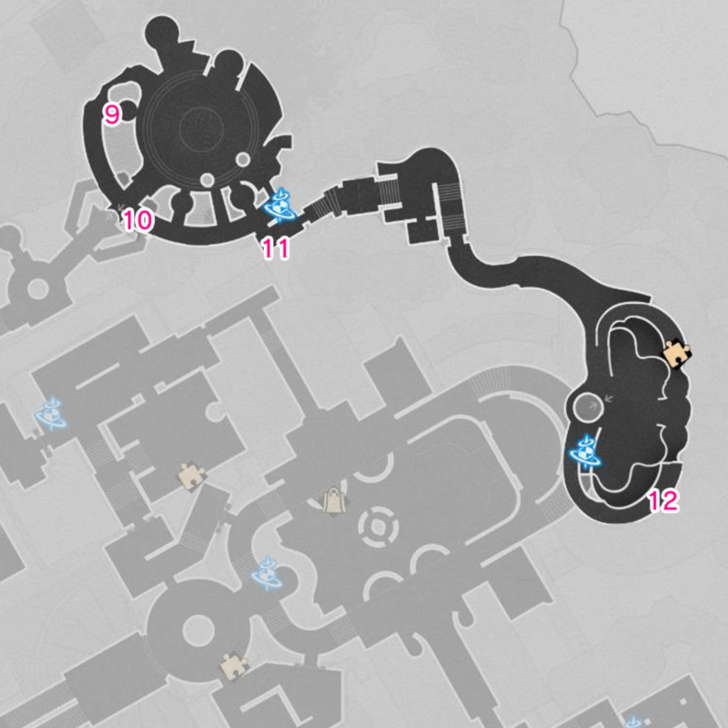 Honkai Star Rail - Creation Nymph Locations Eternal Holy City Okhema - F2 Northeast