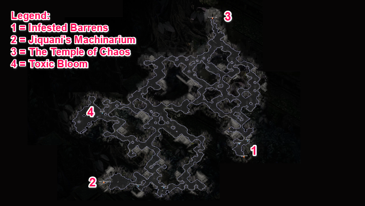 Chimeral Wetlands Map Layout
