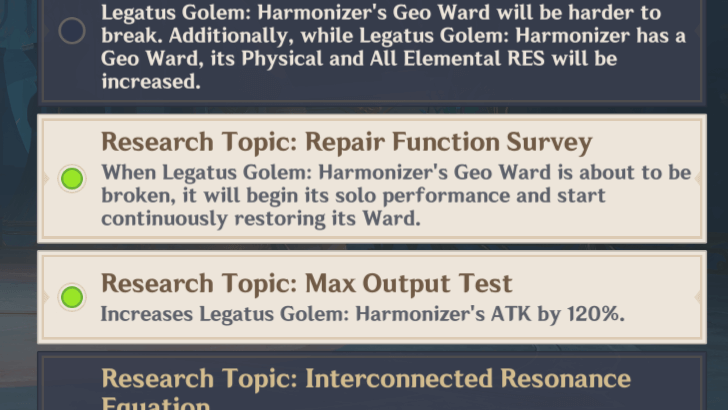 Genshin - Recommended Special Topics