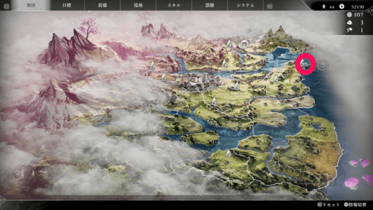 Crimson Cress Map Location