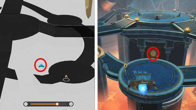 Honkai Star Rail - Bloodbathed Battlefront Castrum Kremnos - Coin of Whimsy 4 Location