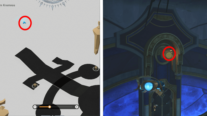 Honkai Star Rail - Bloodbathed Battlefront Castrum Kremnos - Coin of Whimsy 7 Location