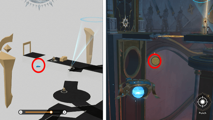 Honkai Star Rail - Bloodbathed Battlefront Castrum Kremnos - Coin of Whimsy 8 Location