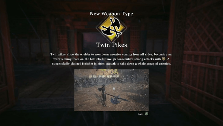 Dynasty Warriors Origins - Twin Pikes Weapon Unlock