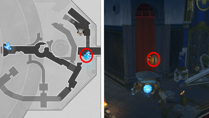 Honkai Star Rail - Strife Ruins Castrum Kremnos - Coin of Whimsy 4 Location