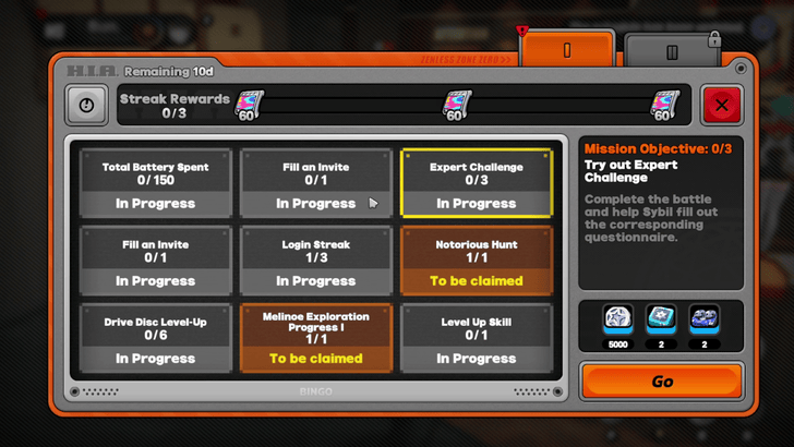 Complete Event and General Objectives