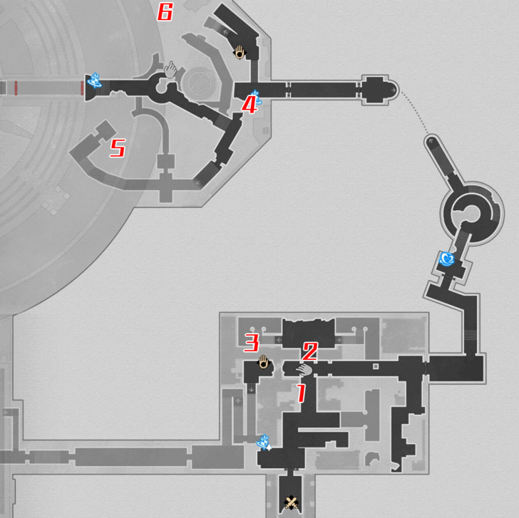 Honkai Star Rail - Coins of Whimsy in Strife Ruins F1