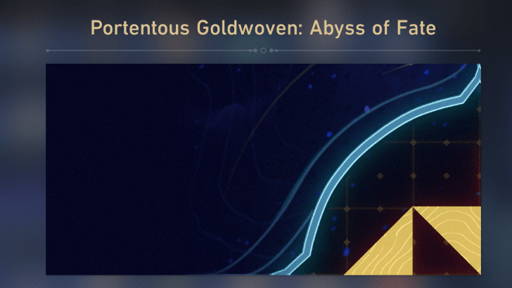 Portentous Goldwoven Abyss of Fate