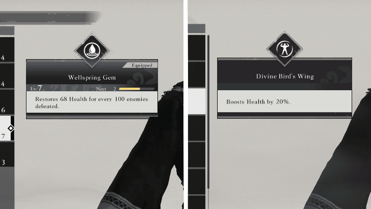 Dynasty Warriors Origins Equip Gems and Accessories that Aid in Health