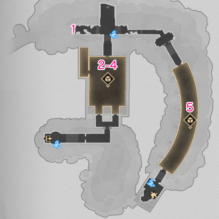 Honkai Star Rail - Abyss of Fate Janusopolis Creation Nymph Locations - Lower Area