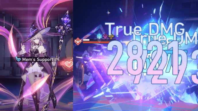 Honkai Star Rail - Trailblazer (Ice) Memosprite Skill