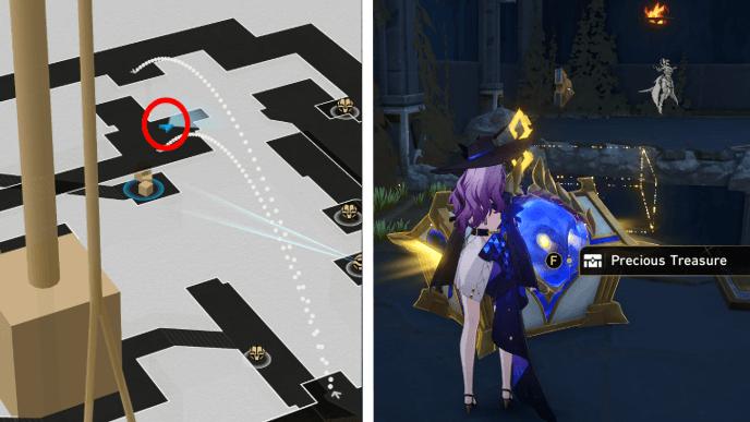 Honkai Star Rail - Abyss of Fate Janusopolis - Treasure Chest 28 Location