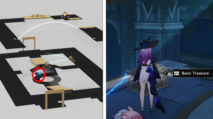 Honkai Star Rail - Abyss of Fate Janusopolis - Treasure Chest 1 Location