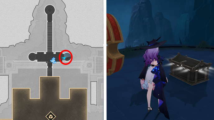 Honkai Star Rail - Abyss of Fate Janusopolis - Treasure Chest 31 Location