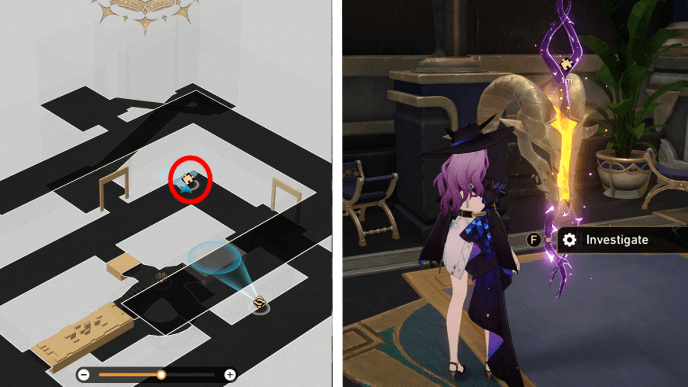 Honkai Star Rail - Abyss of Fate Janusopolis - Golden Scapegoat 1 Location