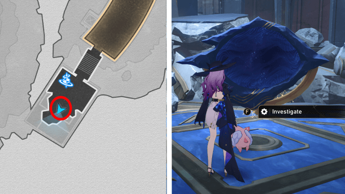 Honkai Star Rail - Abyss of Fate Janusopolis - Prophecy Tablet 2 Location