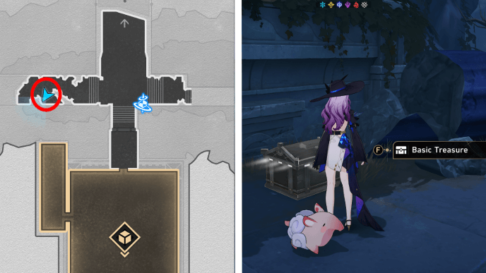 Honkai Star Rail - Abyss of Fate Janusopolis - Treasure Chest 7 Location