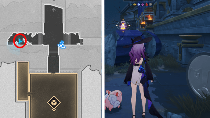 Honkai Star Rail - Abyss of Fate Janusopolis - Spirithief 1 Location
