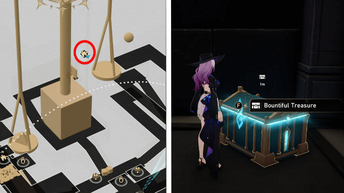 HSR Abyss of Fate Janusopolis Chest Chest 22 Location