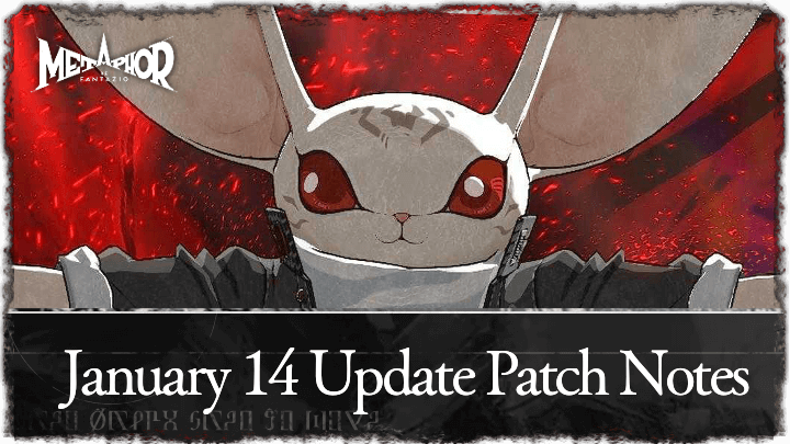 Metaphor ReFantazio - Patch Notes January 14