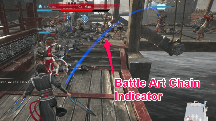 Dynasty Warriors Origins - Battle Art Chain Link Indicator