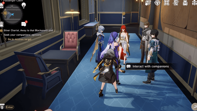 Honkai Star Rail - Silver Chariot, Away to that Blackened Land Mission Guide - Seek Companions