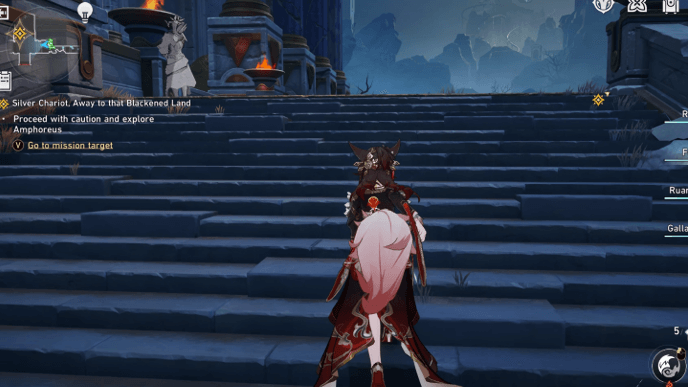 Honkai Star Rail - Silver Chariot, Away to that Blackened Land Mission Guide - Explore Amphoreus