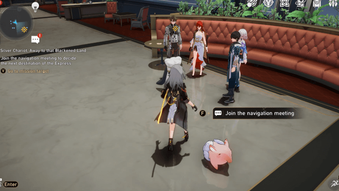 Honkai Star Rail - Silver Chariot, Away to that Blackened Land Mission Guide - Join the Navigation Meeting