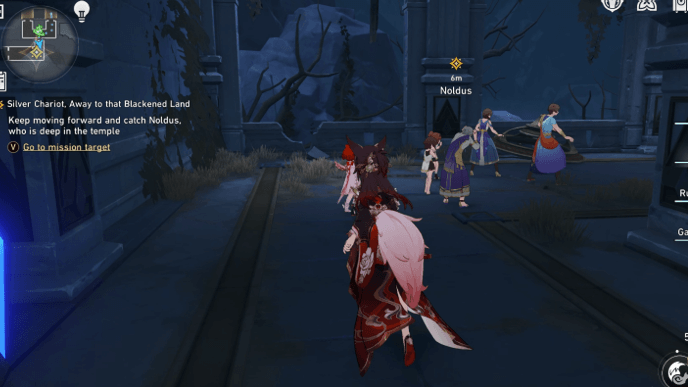 Honkai Star Rail - Silver Chariot, Away to that Blackened Land Mission Guide - Talk with Noldus