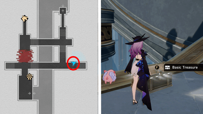 HSR Bloodbathed Battlefront Castrum Kremnos Chest 1 Location