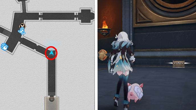 HSR Bloodbathed Battlefront Castrum Kremnos Chest 21 Location