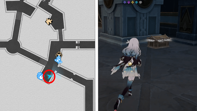 HSR Bloodbathed Battlefront Castrum Kremnos Chest 22 Location