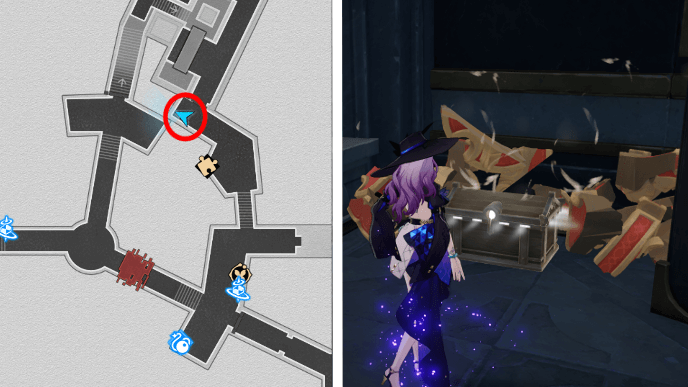 HSR Bloodbathed Battlefront Castrum Kremnos Chest 25 Location