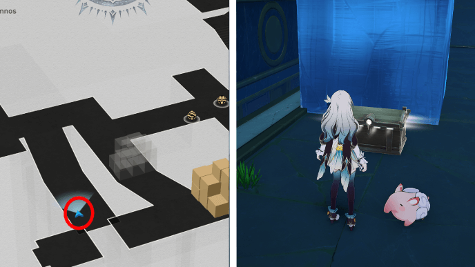 HSR Bloodbathed Battlefront Castrum Kremnos Chest 19 Location