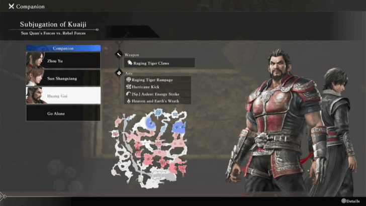 Dynasty Warriors Origins - Companion Select