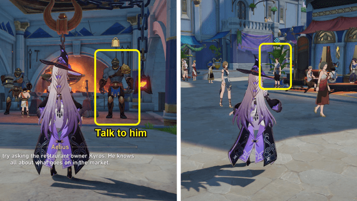 Talk to Chartonus, Kyros, and Theodoros