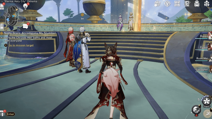 Honkai Star Rail - Night Stars, Accompany My Slumber Mission Guide - Go to Chrysos Heir Baths